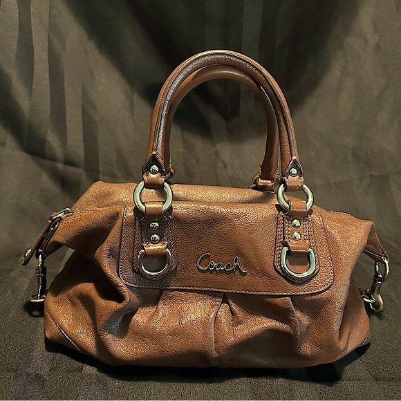 Vintage Pebbled Leather Coach Purse - Picture 1 of 3